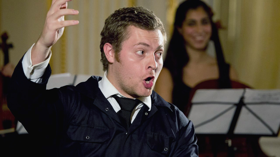 RCM student performing at a Singing a Song in a Foreign Land event